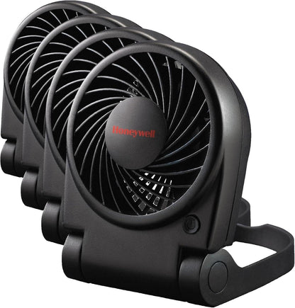 Honeywell HTF090B Turbo On-the-Go Personal Fan, Black – Small Portable Fan for Travel