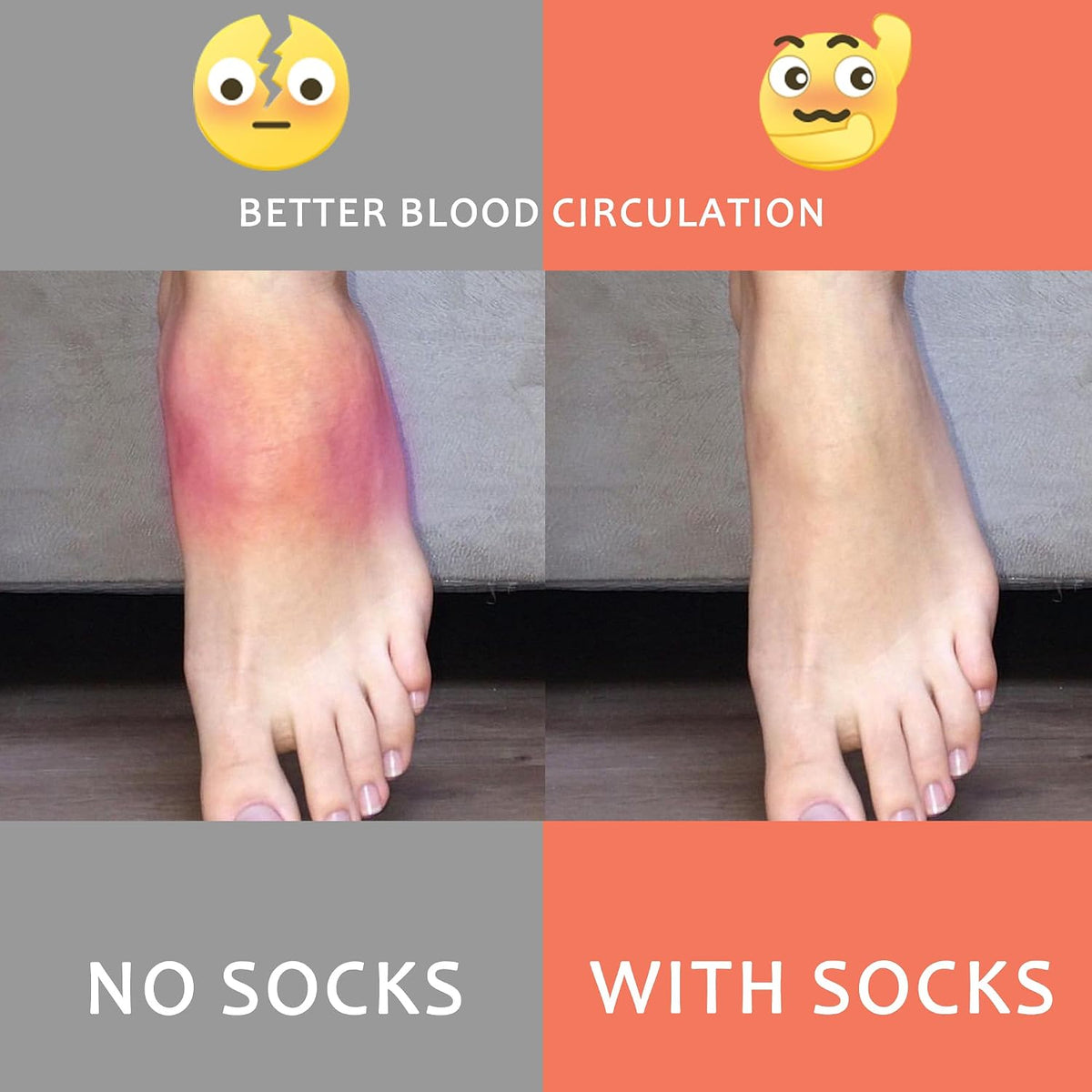 Compression Socks for Women Men Support Circulation 6 Pairs Socks For Nurse, Travel, Flight