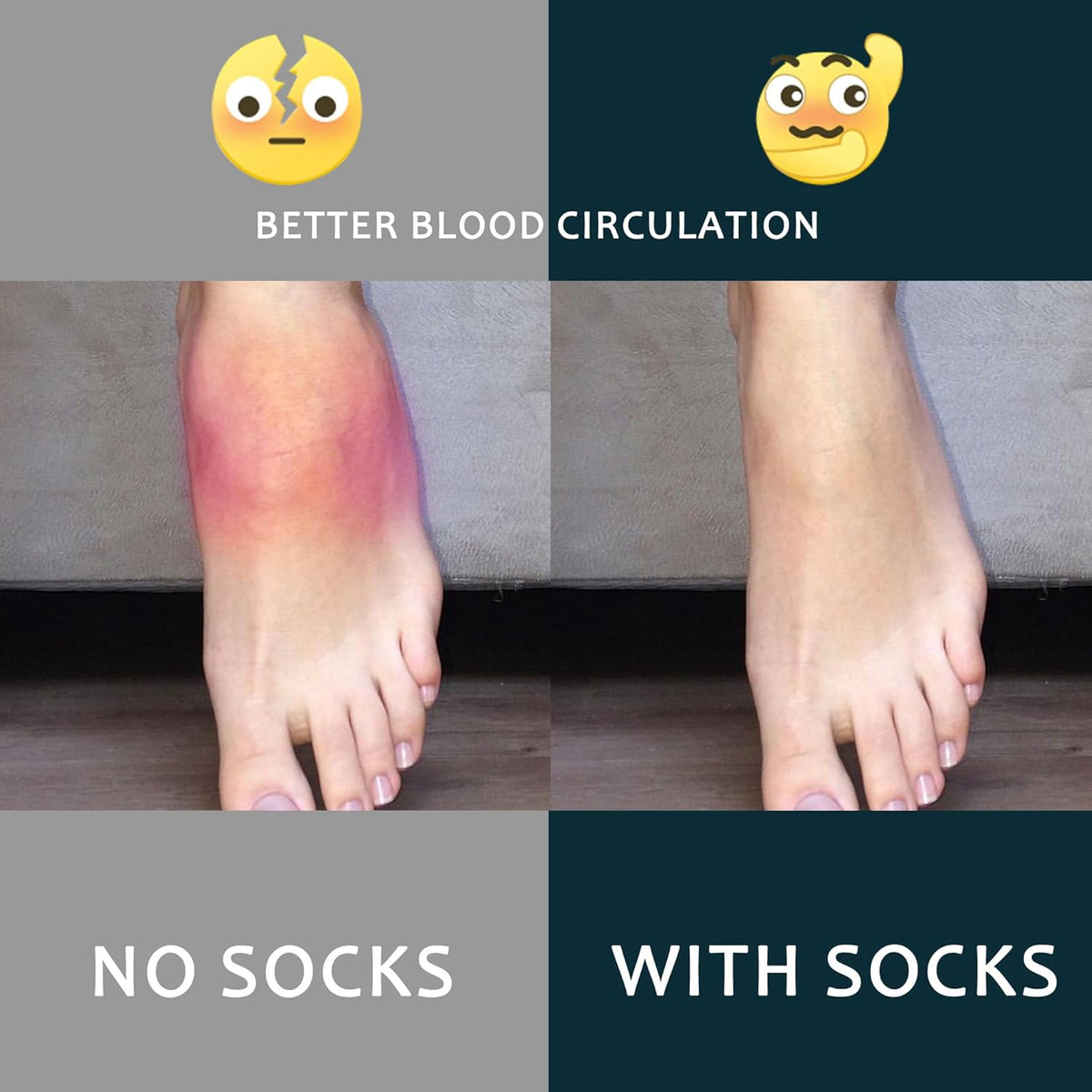 Compression Socks for Women Men Support Circulation 6 Pairs Socks For Nurse, Travel, Flight