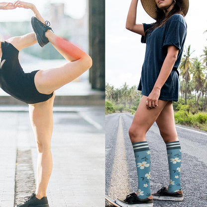 Compression Socks for Women Men Support Circulation 6 Pairs Socks For Nurse, Travel, Flight