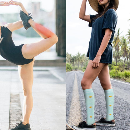 Compression Socks for Women Men Support Circulation 6 Pairs Socks For Nurse, Travel, Flight