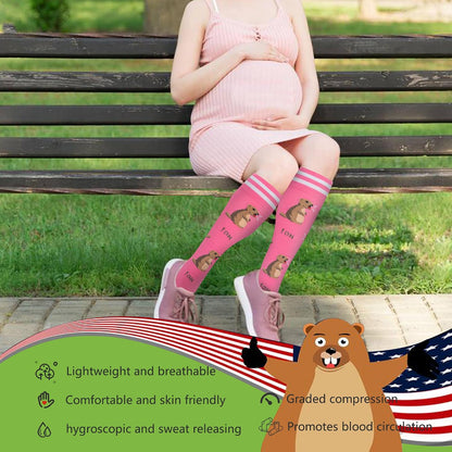 Compression Socks for Women Men Support Circulation 6 Pairs Socks For Nurse, Travel, Flight