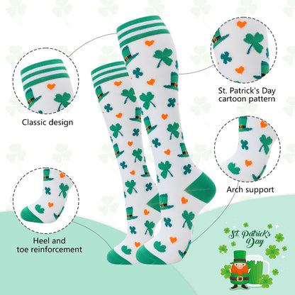 Compression Socks for Women Men Support Circulation 6 Pairs Socks For Nurse, Travel, Flight