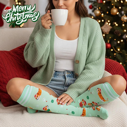 Compression Socks for Women Men Support Circulation 6 Pairs Socks For Nurse, Travel, Flight