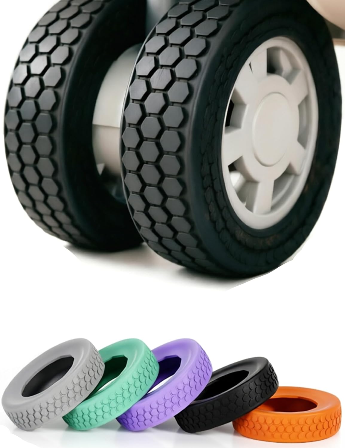 8 Pcs Luggage Wheel Covers,Travel Accessories,Travel Essential for Suitcase