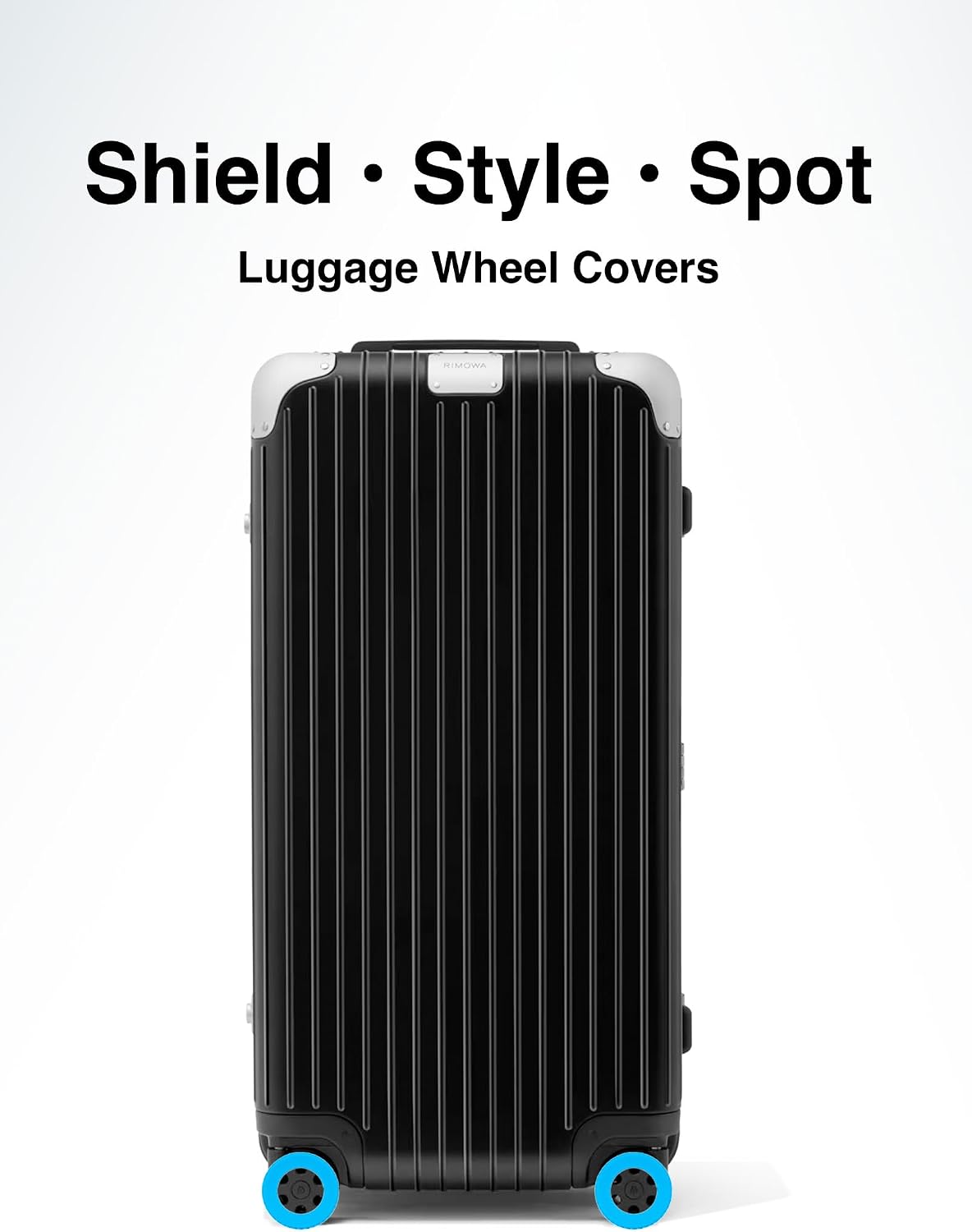 8 Pcs Luggage Wheel Covers,Travel Accessories,Travel Essential for Suitcase