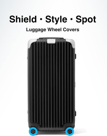 8 Pcs Luggage Wheel Covers,Travel Accessories,Travel Essential for Suitcase