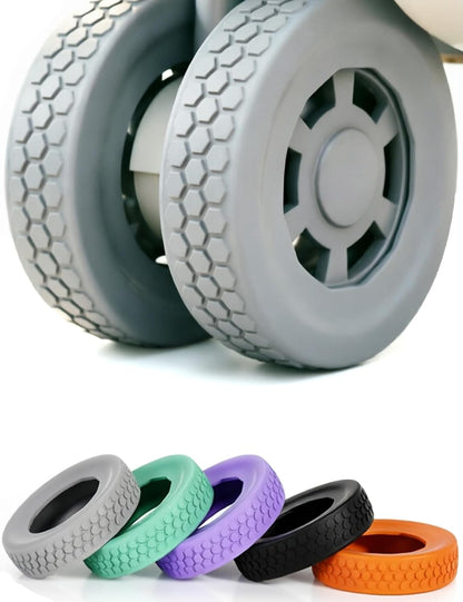 8 Pcs Luggage Wheel Covers,Travel Accessories,Travel Essential for Suitcase