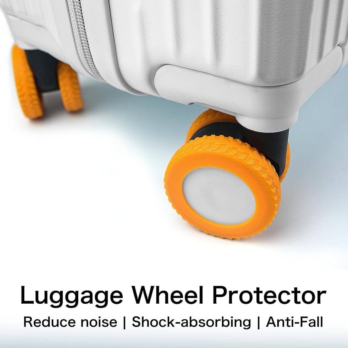 8 Pcs Luggage Wheel Covers,Travel Accessories,Travel Essential for Suitcase