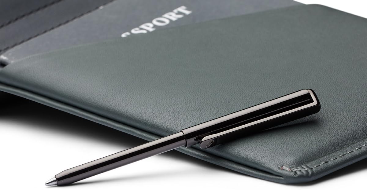 Travel Wallet, travel document holder (Passport, tickets, cash, cards and pen)