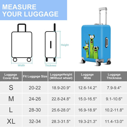 Retro Mountain Landscape Sunset Travel Luggage Cover -Stretchable Airplane Suitcase Protector Sleeve,Universal Washable Fit for 20-22 Inch Checked Baggage,Water Resistant Durable Luggage Protector - Colors B
