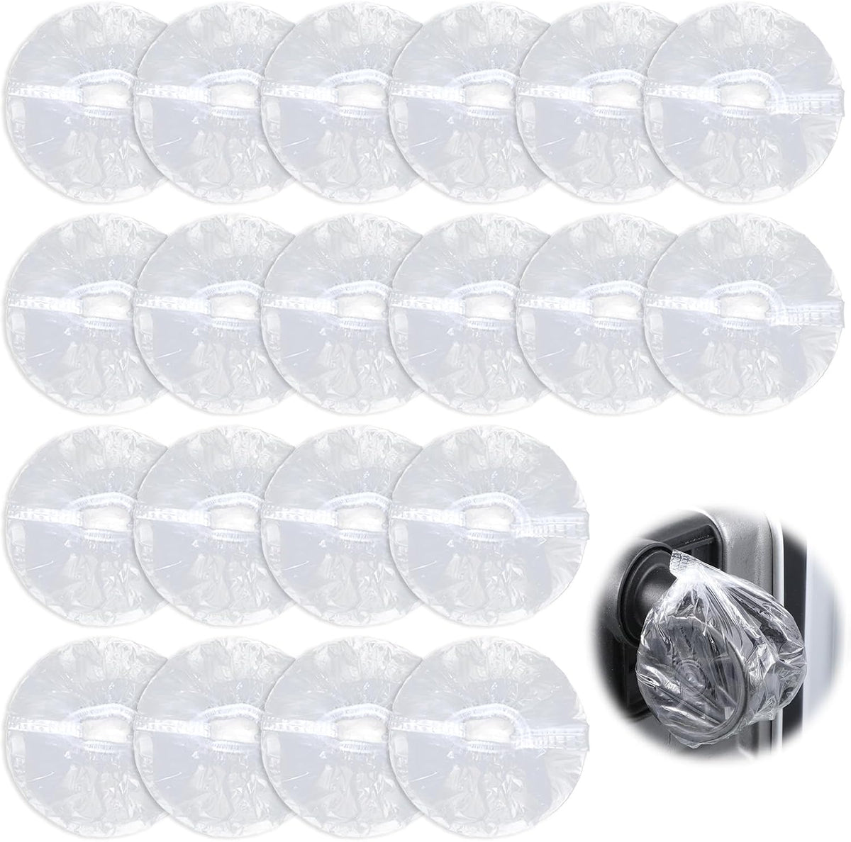 200 Pcs Suitcase Wheel Covers Disposable Luggage Wheel Covers PE Luggage Wheels Protector Cover Protect Your Home, Living Room, Office Floors, Carpets, and Car from Dirt
