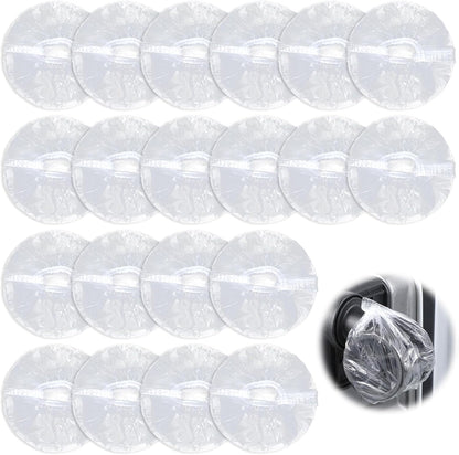 200 Pcs Suitcase Wheel Covers Disposable Luggage Wheel Covers PE Luggage Wheels Protector Cover Protect Your Home, Living Room, Office Floors, Carpets, and Car from Dirt