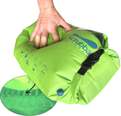 Wash Bag Patented Washboard-in-a-Bag™ 5 oz Travel Clothes Washer