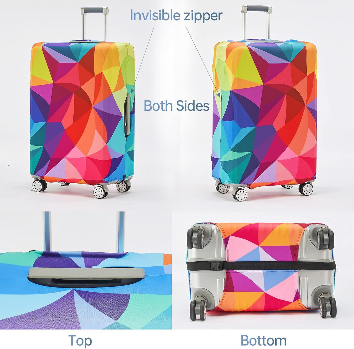 Travelkin Suitcase Covers For Luggage Tsa Approved Luggage Covers Protector