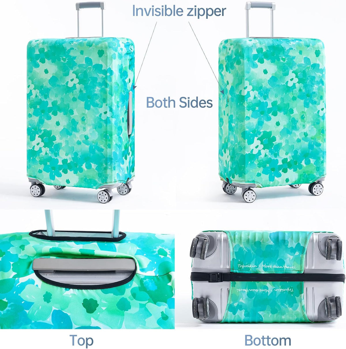 Travelkin Suitcase Covers For Luggage Tsa Approved Luggage Covers Protector