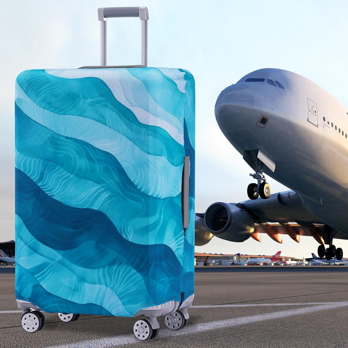 Travelkin Suitcase Covers For Luggage Tsa Approved Luggage Covers Protector