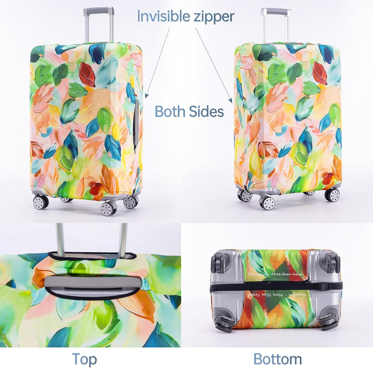 Travelkin Suitcase Covers For Luggage Tsa Approved Luggage Covers Protector