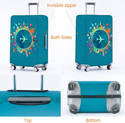 Travelkin Suitcase Covers For Luggage Tsa Approved Luggage Covers Protector