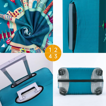 Travelkin Suitcase Covers For Luggage Tsa Approved Luggage Covers Protector