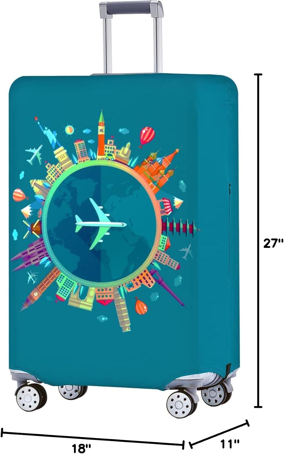 Travelkin Suitcase Covers For Luggage Tsa Approved Luggage Covers Protector