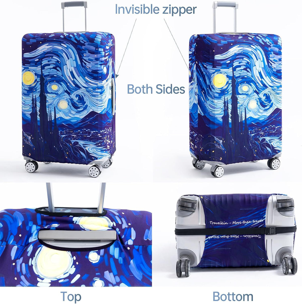 Travelkin Suitcase Covers For Luggage Tsa Approved Luggage Covers Protector