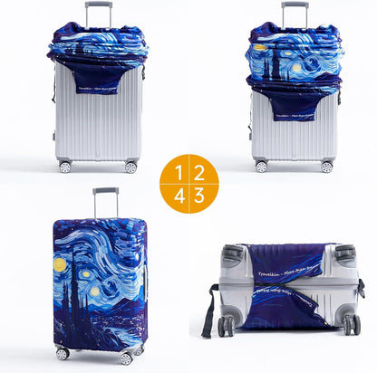 Travelkin Suitcase Covers For Luggage Tsa Approved Luggage Covers Protector
