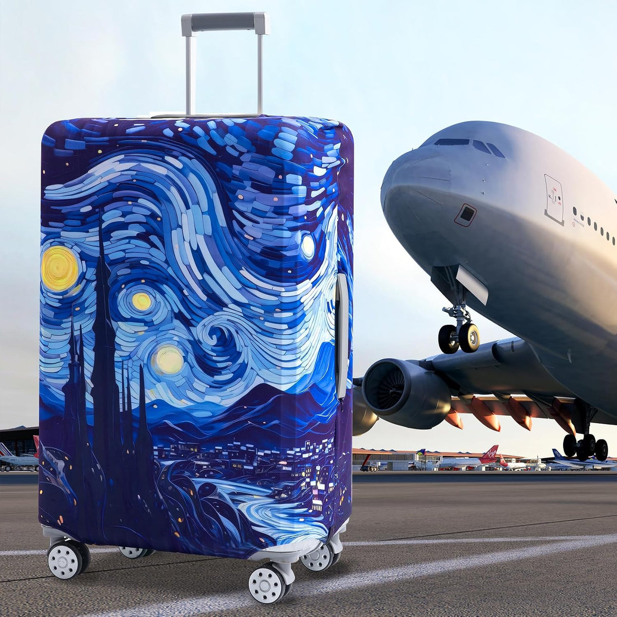 Travelkin Suitcase Covers For Luggage Tsa Approved Luggage Covers Protector