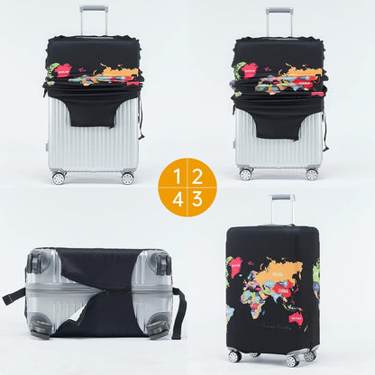 Travelkin Suitcase Covers For Luggage Tsa Approved Luggage Covers Protector