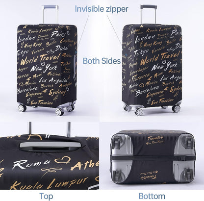 Travelkin Suitcase Covers For Luggage Tsa Approved Luggage Covers Protector