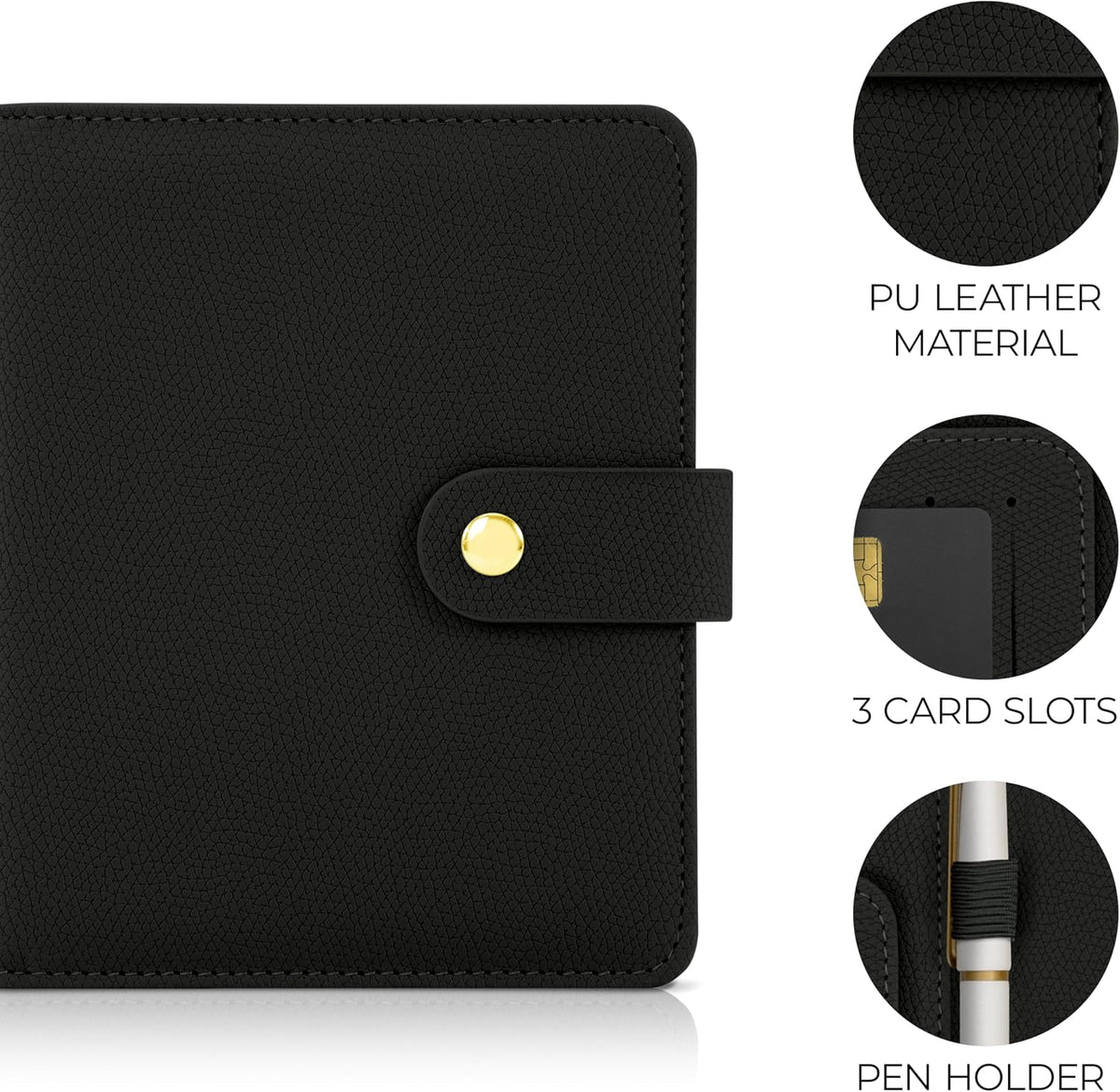 Beautiful Passport Holder for Travel - Cute Cover with Pen Holder for Women