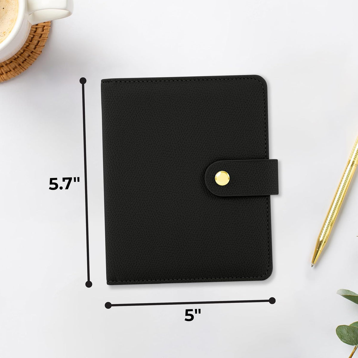 Beautiful Passport Holder for Travel - Cute Cover with Pen Holder for Women