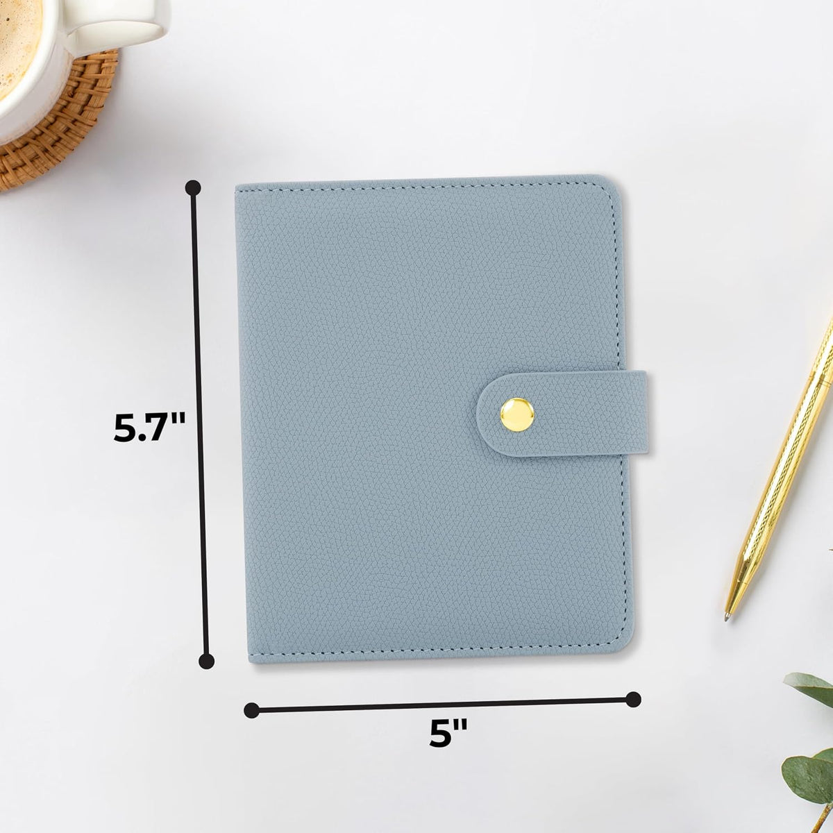 Beautiful Passport Holder for Travel - Cute Cover with Pen Holder for Women