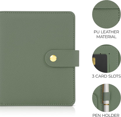 Beautiful Passport Holder for Travel - Cute Cover with Pen Holder for Women