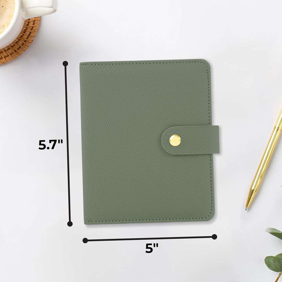 Beautiful Passport Holder for Travel - Cute Cover with Pen Holder for Women