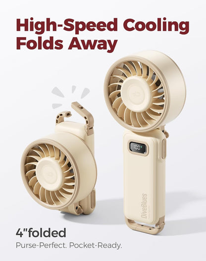 Portable Handheld Fan D6036 Cream
