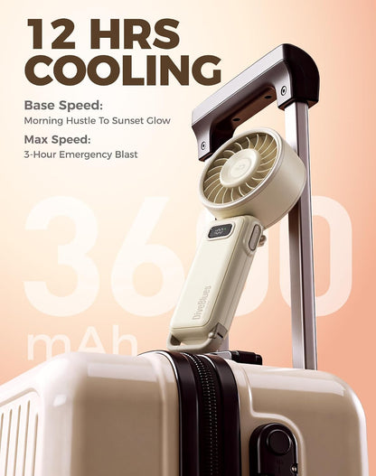 Portable Handheld Fan D6036 Cream