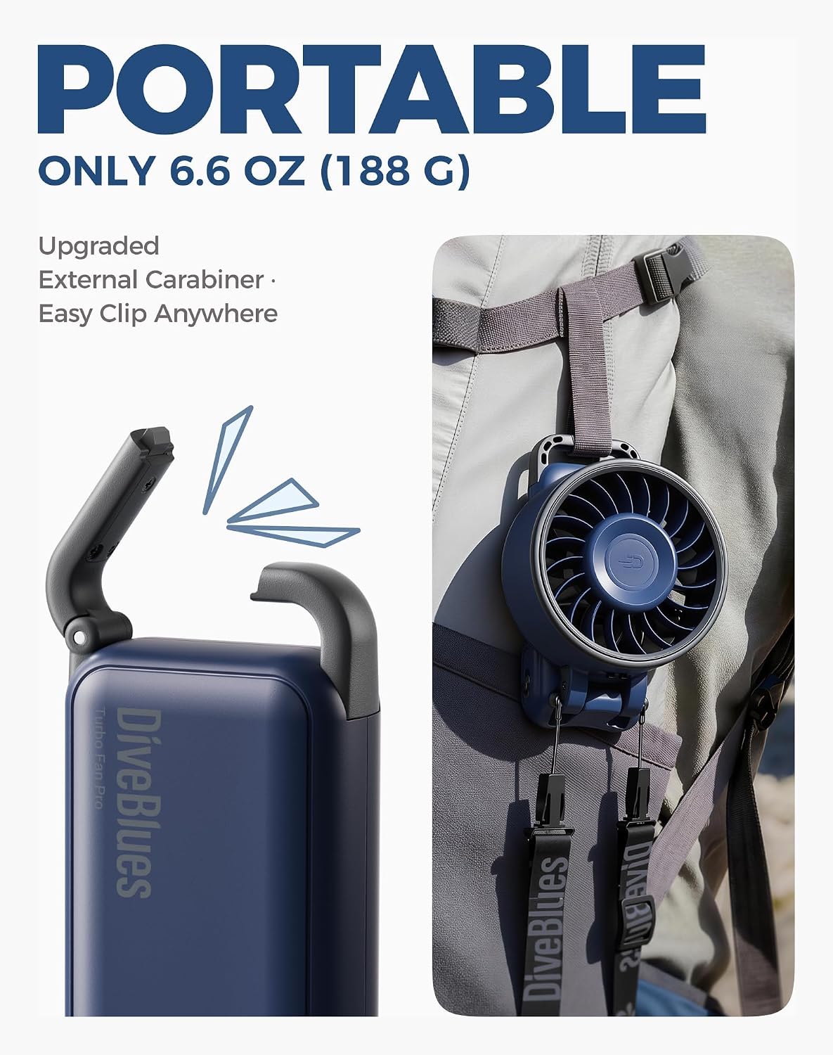 Portable Handheld Fan D6036 Cream
