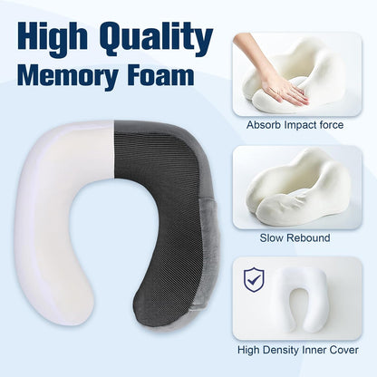 Neck Pillow for Traveling, Travel Pillows for Airplanes Black