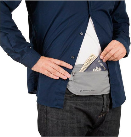 Rfid Blocking Undergarment Waist Pouch Travel Wallet