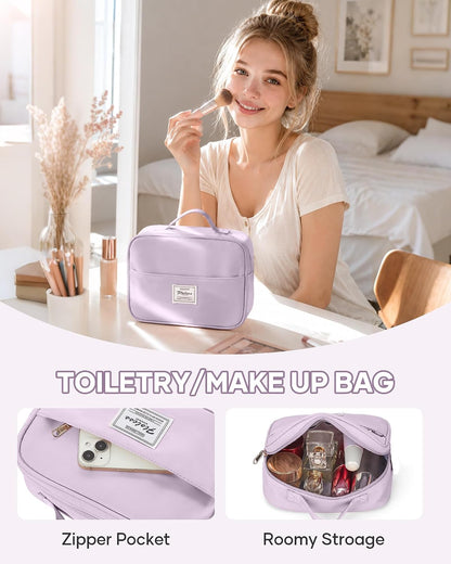 Travel Duffel Weekender Bag Women Tote Carry On Bags With Shoe Compartment - Colors B