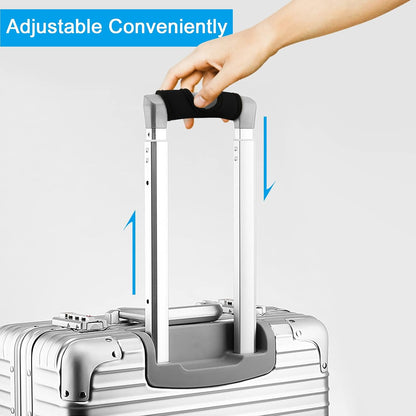 5 Pcs Neoprene Luggage Handle Wrap Soft Grip Handle Cover Luggage Identifier with Hollow Design for Push-Button Handle Trolley Handle and Travel Suitcase Trolley Case (Multi Color)