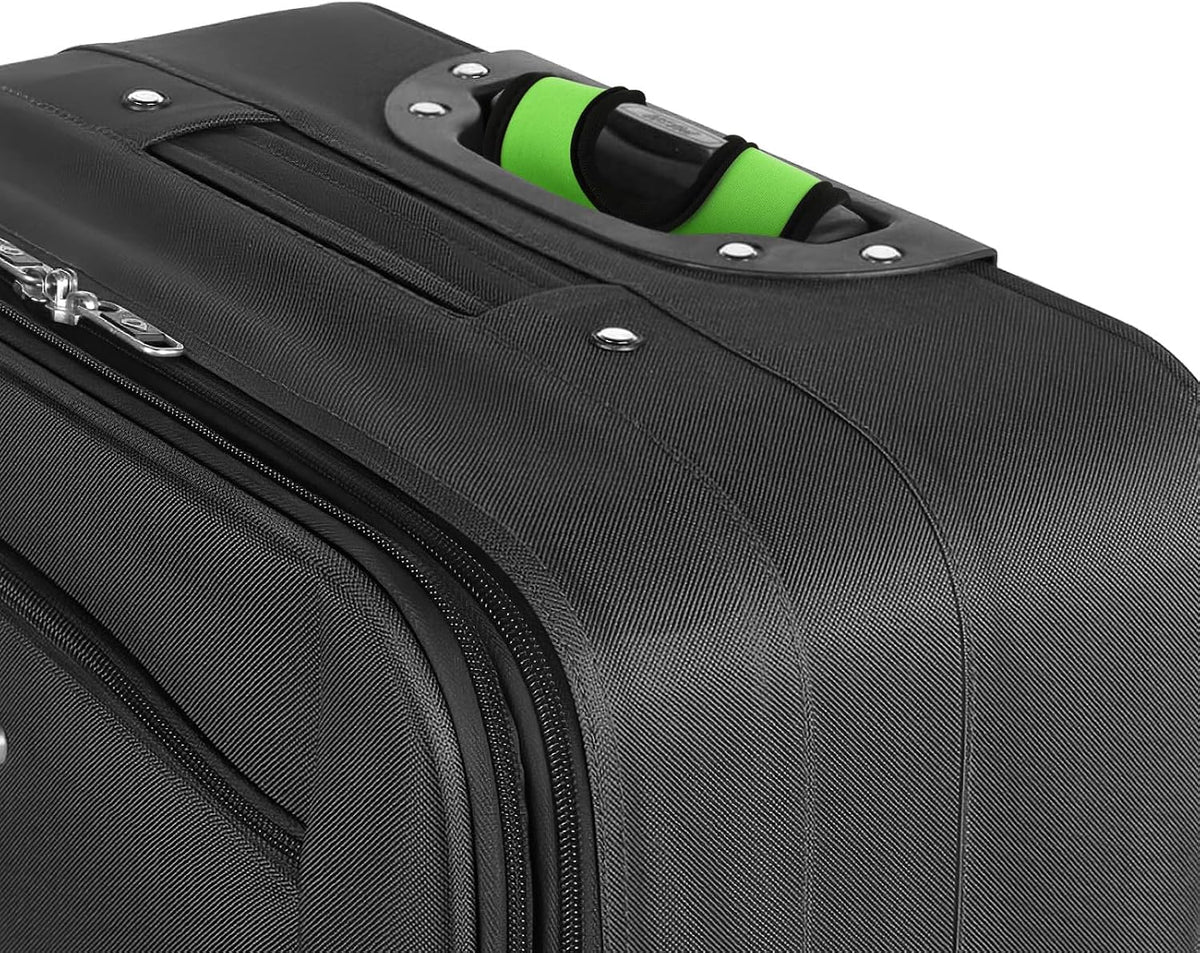 5 Pcs Neoprene Luggage Handle Wrap Soft Grip Handle Cover Luggage Identifier with Hollow Design for Push-Button Handle Trolley Handle and Travel Suitcase Trolley Case (Multi Color)