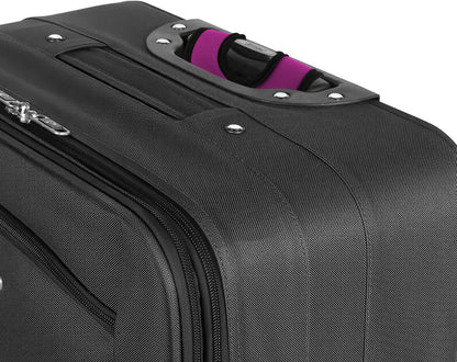 5 Pcs Neoprene Luggage Handle Wrap Soft Grip Handle Cover Luggage Identifier with Hollow Design for Push-Button Handle Trolley Handle and Travel Suitcase Trolley Case (Multi Color)