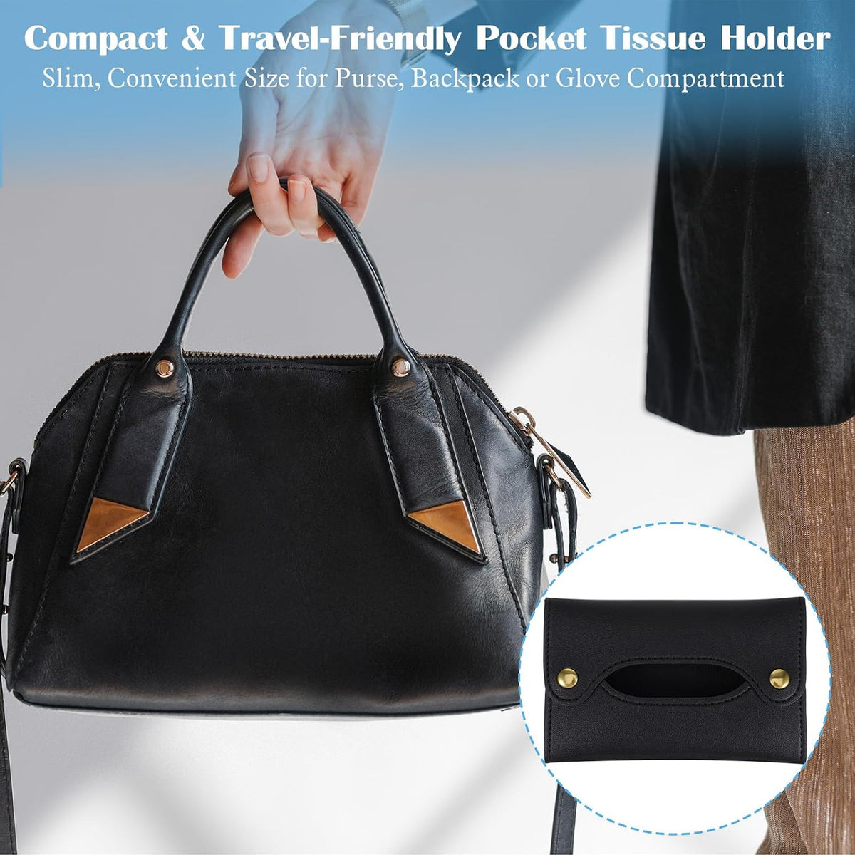 Pocket Tissue Holder, Tissue Holder for Purse, Pocket Paper Towel
