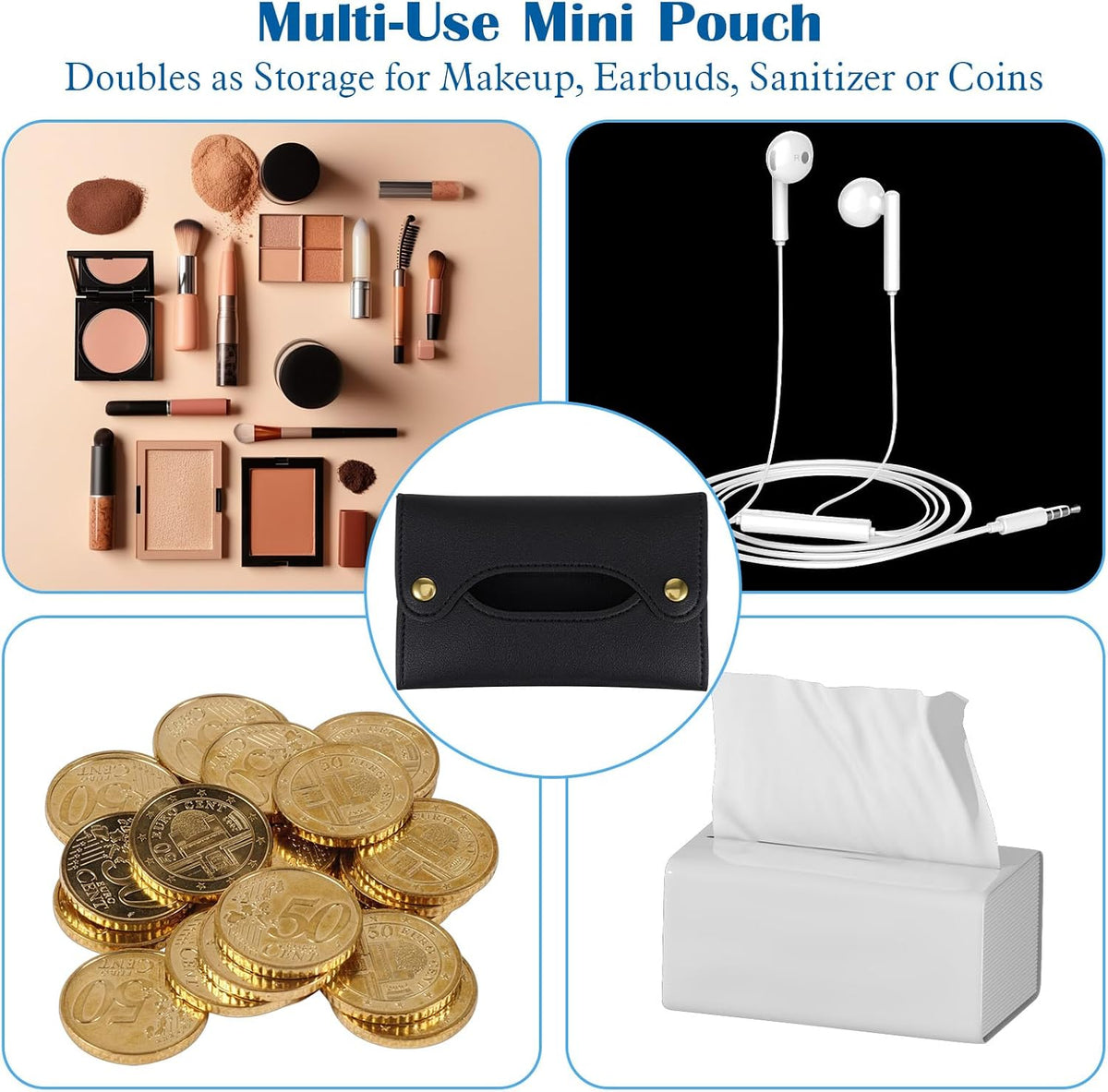 Pocket Tissue Holder, Tissue Holder for Purse, Pocket Paper Towel