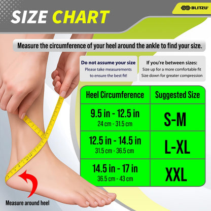 Compression Socks for Plantar Fasciitis, Foot, Arch & Ankle Support