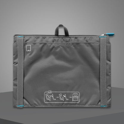 SeatPak - Airplane Pockets - Airplane Accessories - Plane Travel Essentials - Travel Organizer - Seat Storage Organizer - Air Travel Essentials - Seatback Organizer (Aqua)