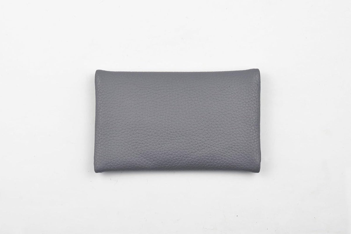 Pocket Tissue Holder for Purse Small PU Leather Case Cover On-the-Go Travel Tissue Pouch (Black)