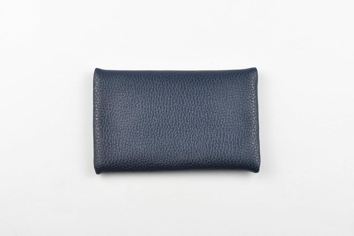 Pocket Tissue Holder for Purse Small PU Leather Case Cover On-the-Go Travel Tissue Pouch (Black)